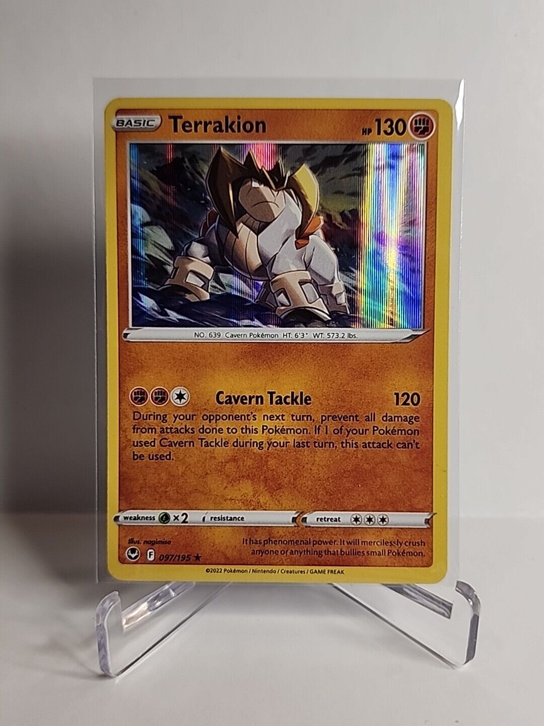 Terrakion [Holo] 97/195 Pokémon Cards Silver Tempest