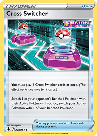 Cross Switcher  230/264 Pokémon TCG Fusion Strike