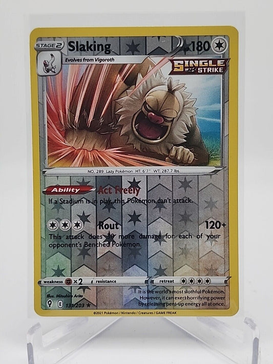 Slaking [Reverse Holo]  131/203 Pokémon TCG Evolving Skies