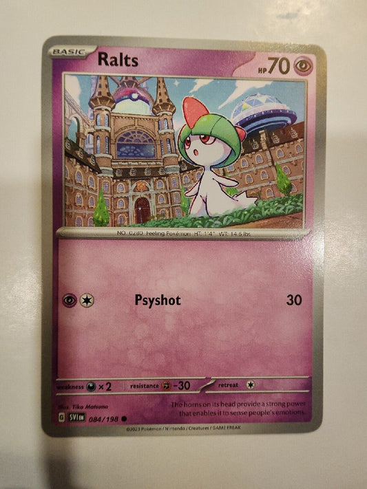 Ralts 84/198 Pokémon TGC Scarlet & Violet