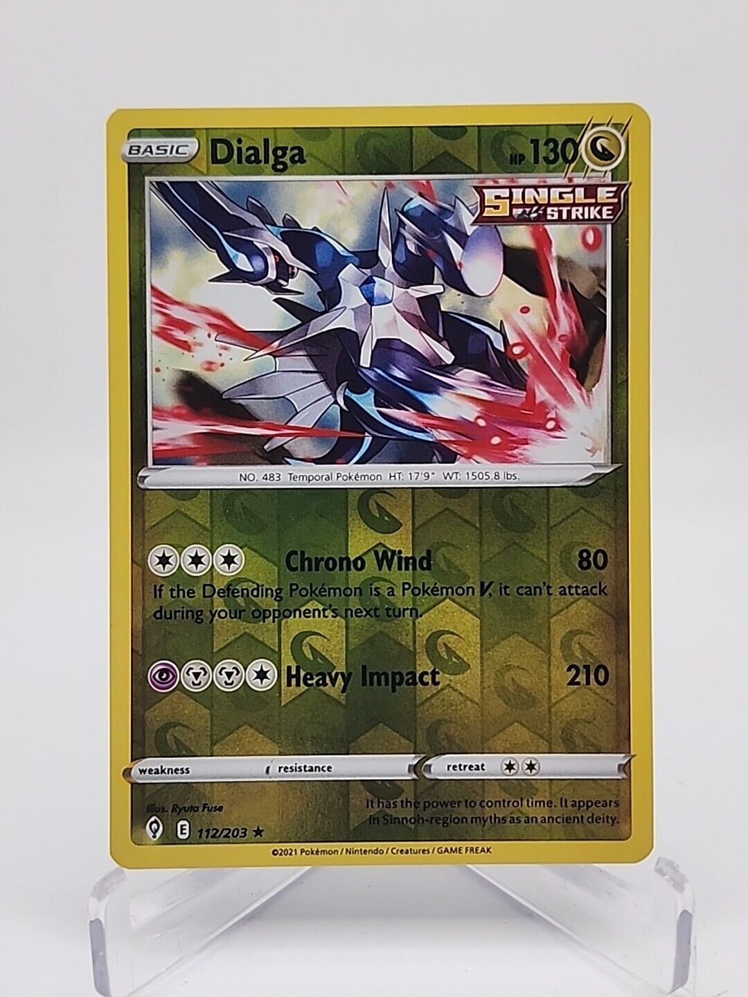 Dialga [Reverse Holo]  112/203 Pokémon TCG Evolving Skies