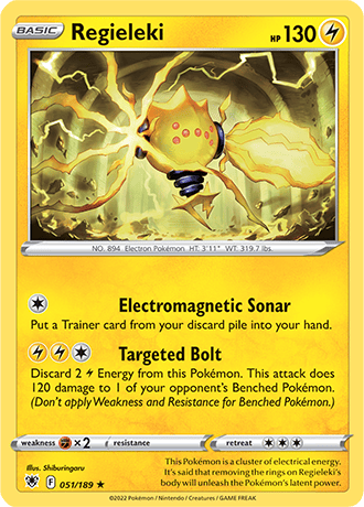 Regieleki  51/189 Pokémon TCG Astral Radiance