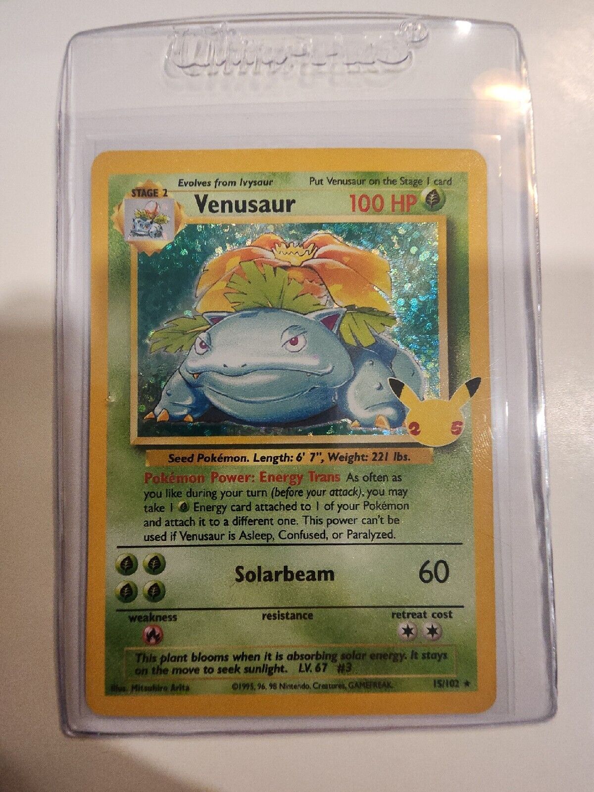 Venusaur 15/102 Pokemon Ultra Rare Celebrations Classics 25th Anniversary M/NM1