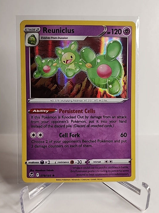 Reuniclus [Holo] 78/195 Pokémon Cards Silver Tempest