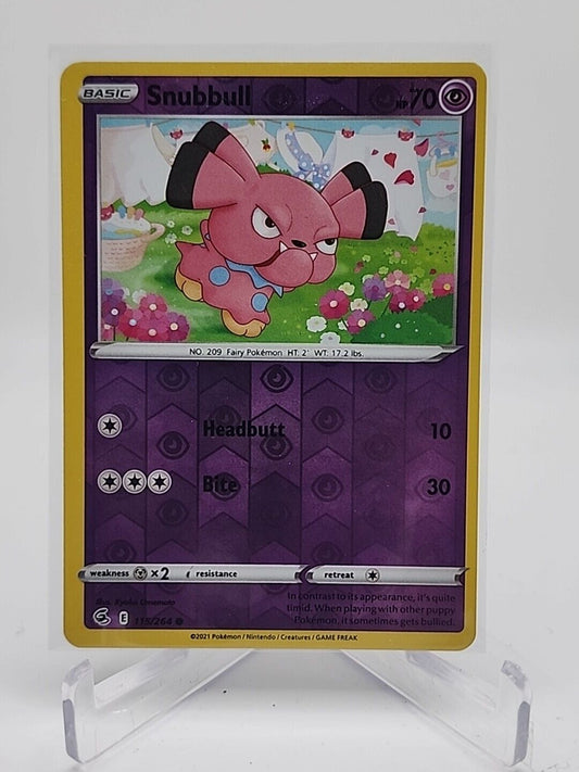 Snubbull [Reverse Holo]  115/264 Pokémon TCG Fusion Strike