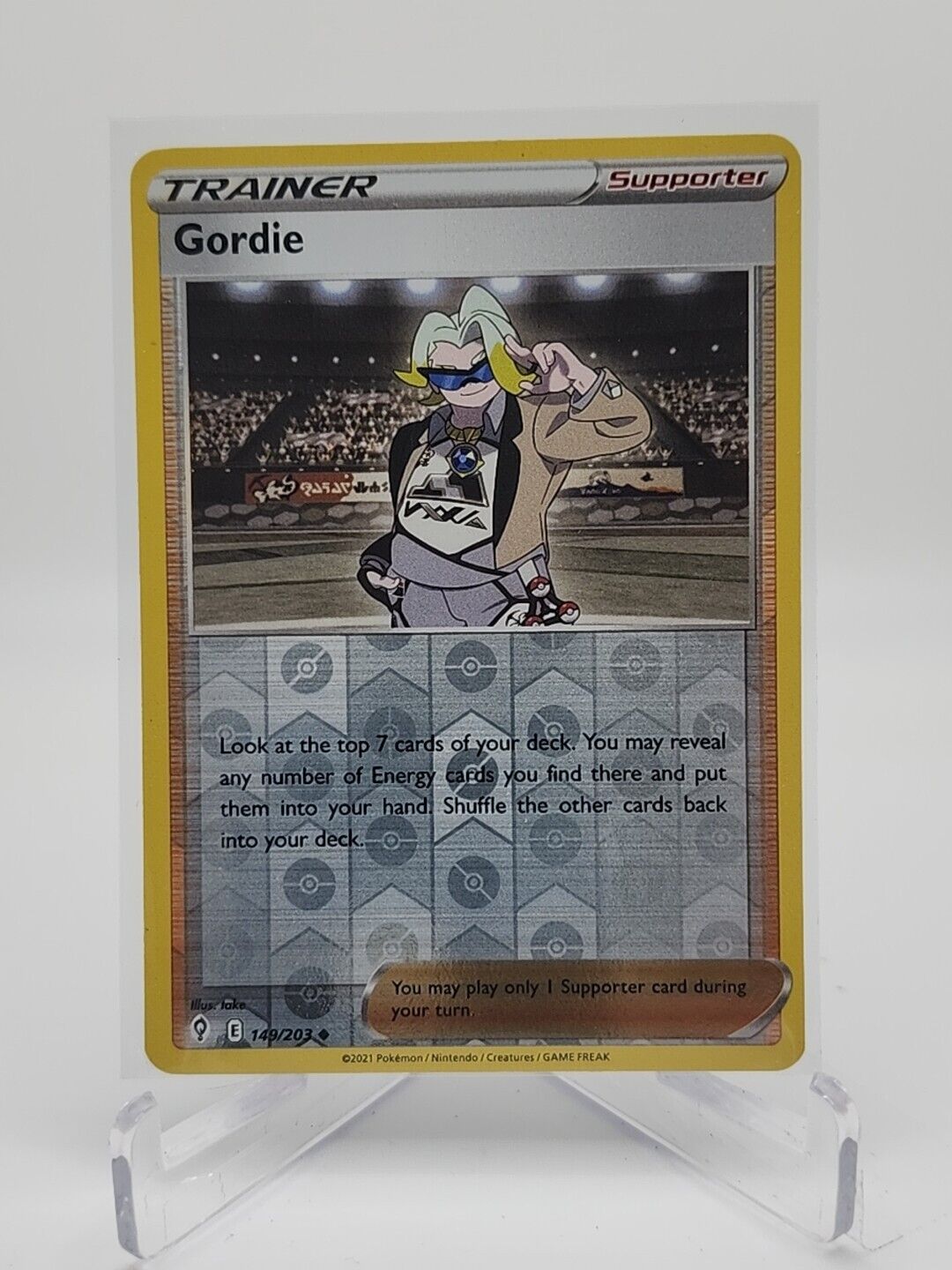 Gordie [Reverse Holo]  149/203 Pokémon TCG Evolving Skies