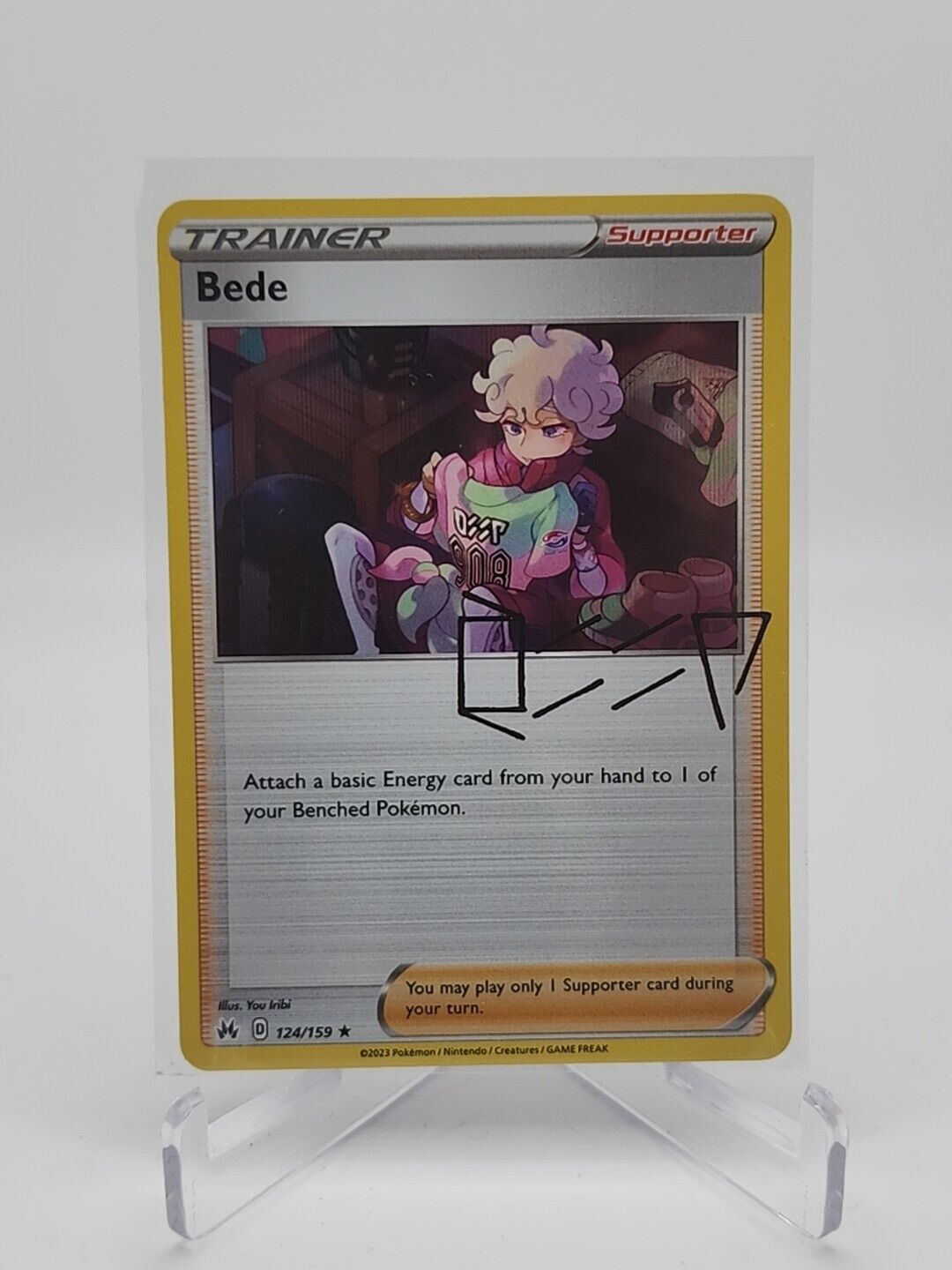 Bede [Holo] 124/159 Pokémon TGC Crown Zenith