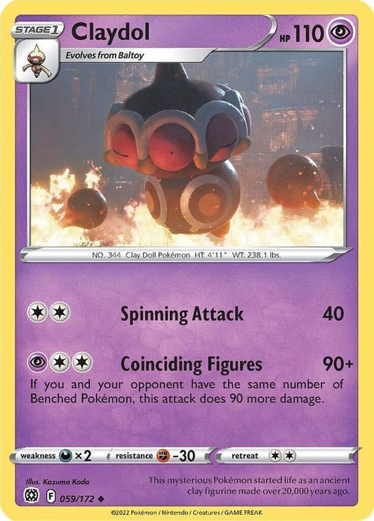 Claydol  59/172 Pokémon TCG Brilliant Stars