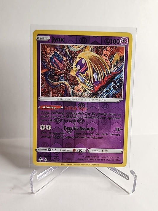 Jynx [Reverse Holo] 62/195 Pokémon Cards Silver Tempest