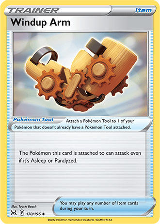 Windup Arm  170/196 Pokémon TCG Lost Origin