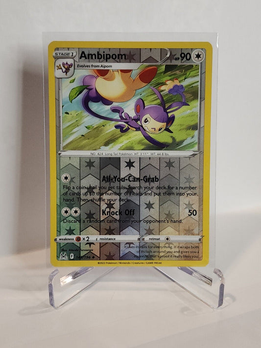 145/196 Ambipom [Reverse Holo]  Pokémon TGC Lost Origin