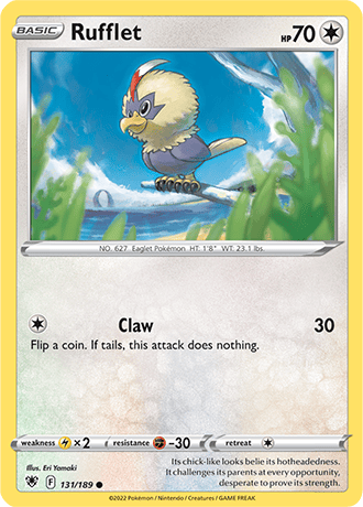 Rufflet  131/189 Pokémon TCG Astral Radiance