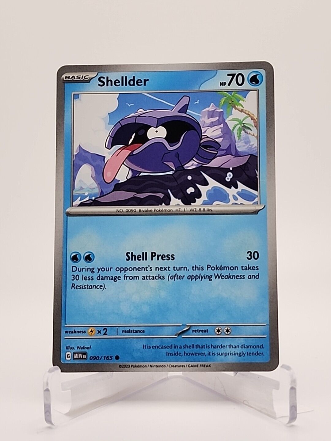 90/165 Shellder  Pokémon TGC Scarlet & Violet - 151