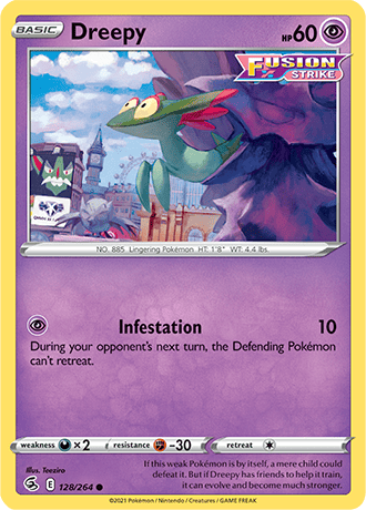 Dreepy  128/264 Pokémon TCG Fusion Strike