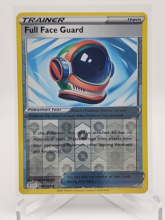 Full Face Guard [Reverse Holo]  148/203 Pokémon TCG Evolving Skies