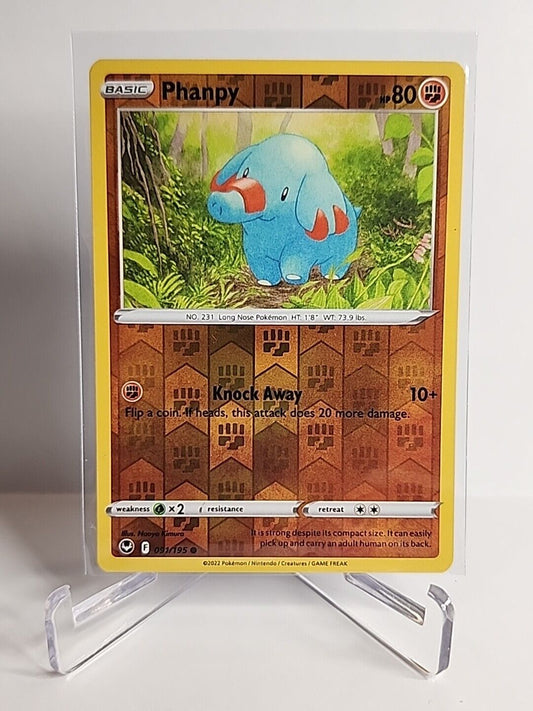 Phanpy [Reverse Holo] 91/195 Pokémon Cards Silver Tempest