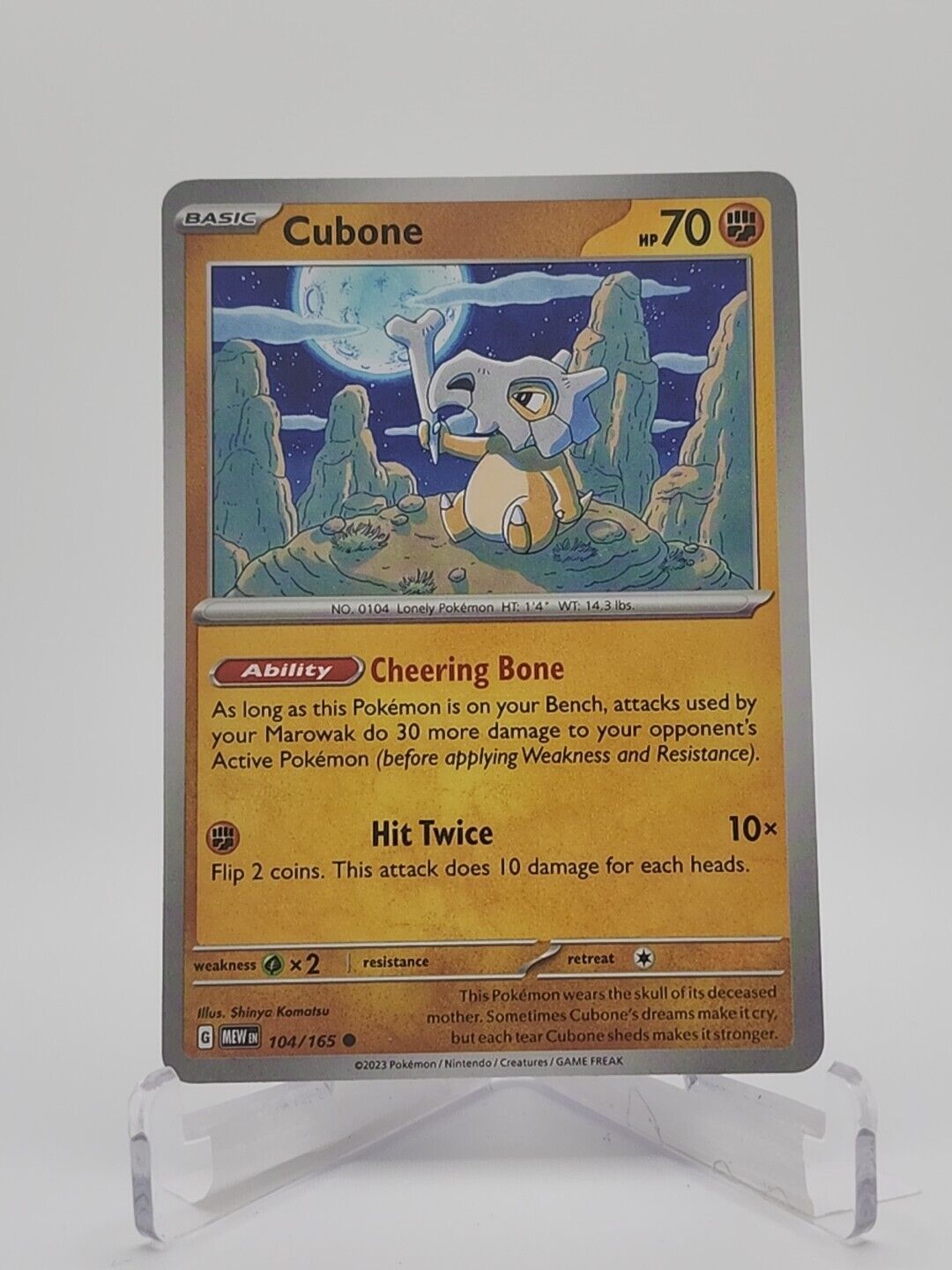 104/165 Cubone  Pokémon TGC Scarlet & Violet - 151