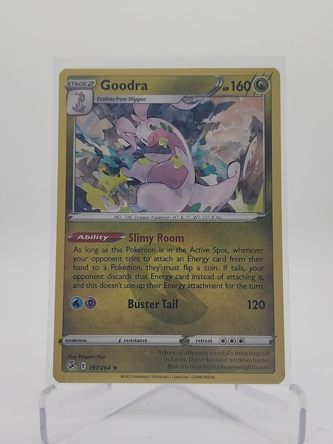 Goodra 197/264 Pokémon TGC Fusion Strike