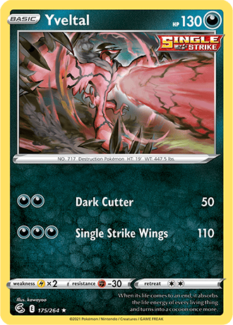 Yveltal  175/264 Pokémon TCG Fusion Strike