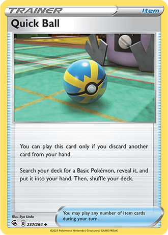 Quick Ball  237/264 Pokémon TCG Fusion Strike