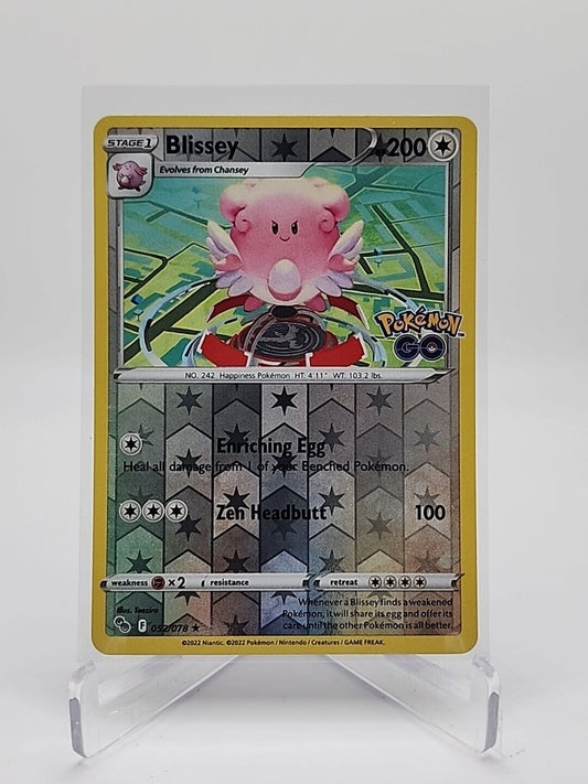 Blissey [Reverse Holo]  52/78 Pokémon TCG Pokemon Go