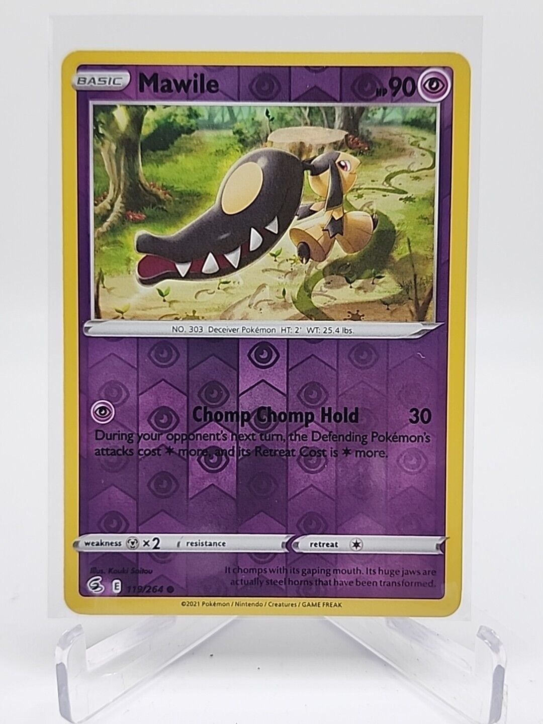 Mawile [Reverse Holo]  119/264 Pokémon TCG Fusion Strike