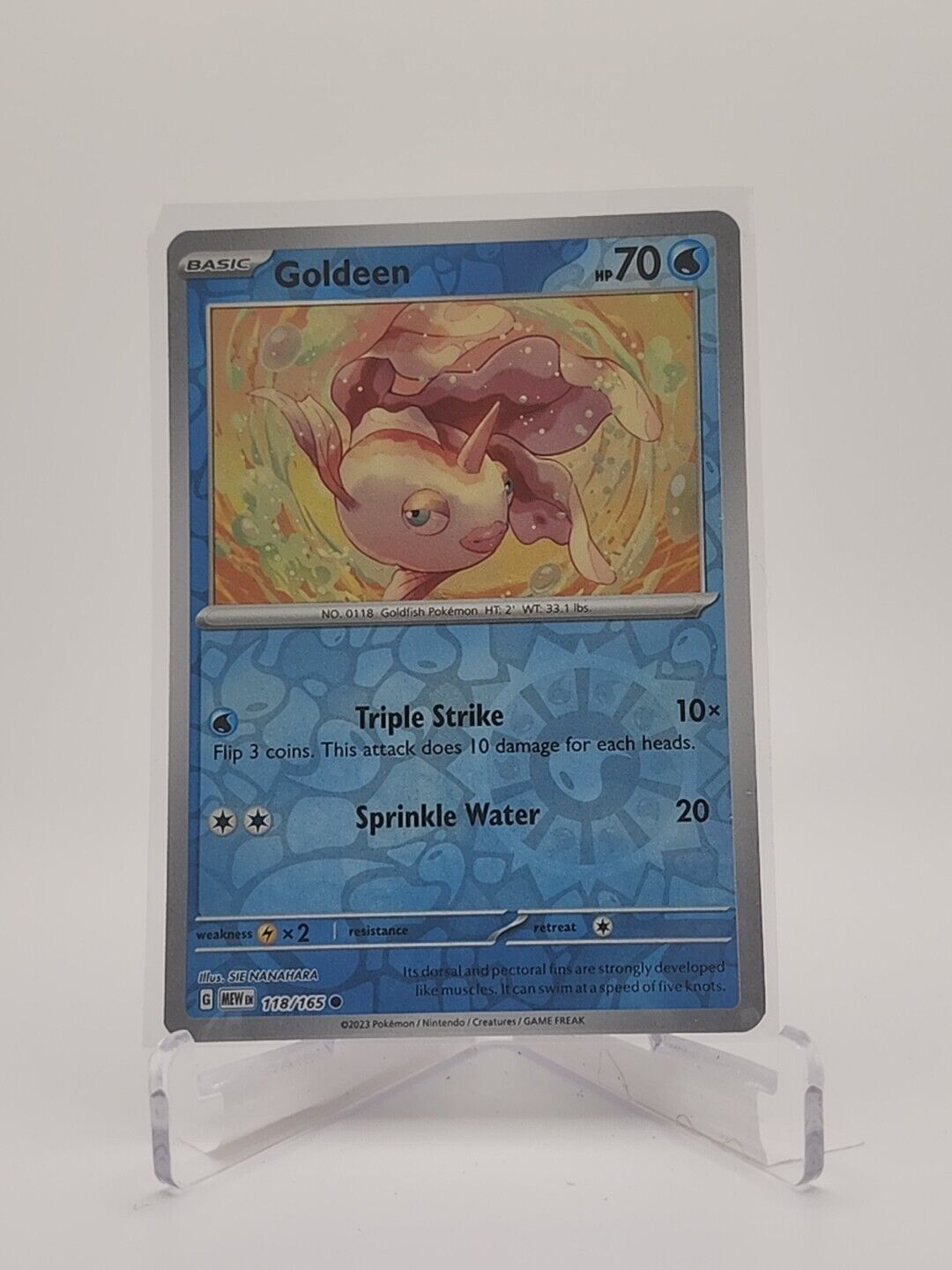 118/165 Goldeen [Reverse Holo]  Pokémon TGC Scarlet & Violet - 151