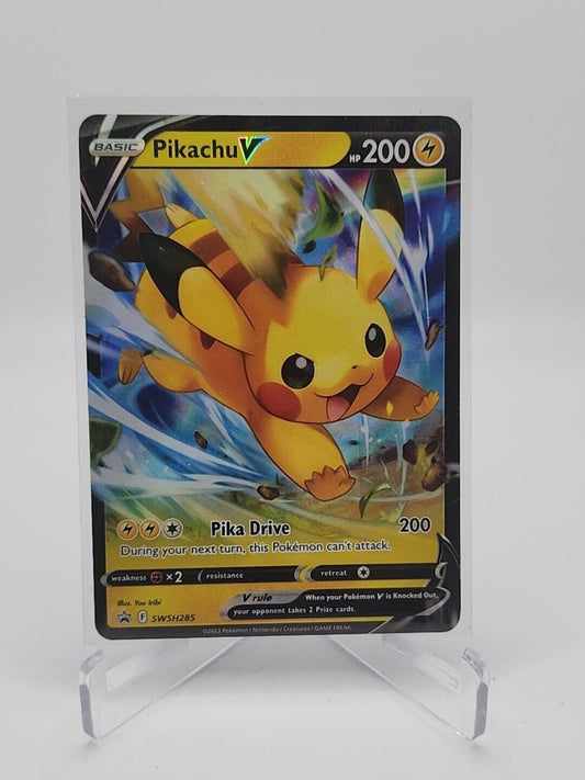 Pikachu V SWSH285 Black Star Promo Pokémon TGC Crown Zenith