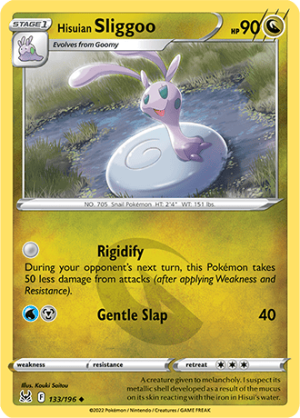 Hisuian Sliggoo  133/196 Pokémon TCG Lost Origin