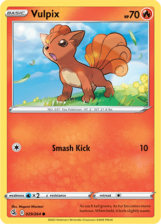 Vulpix  29/264 Pokémon TCG Fusion Strike