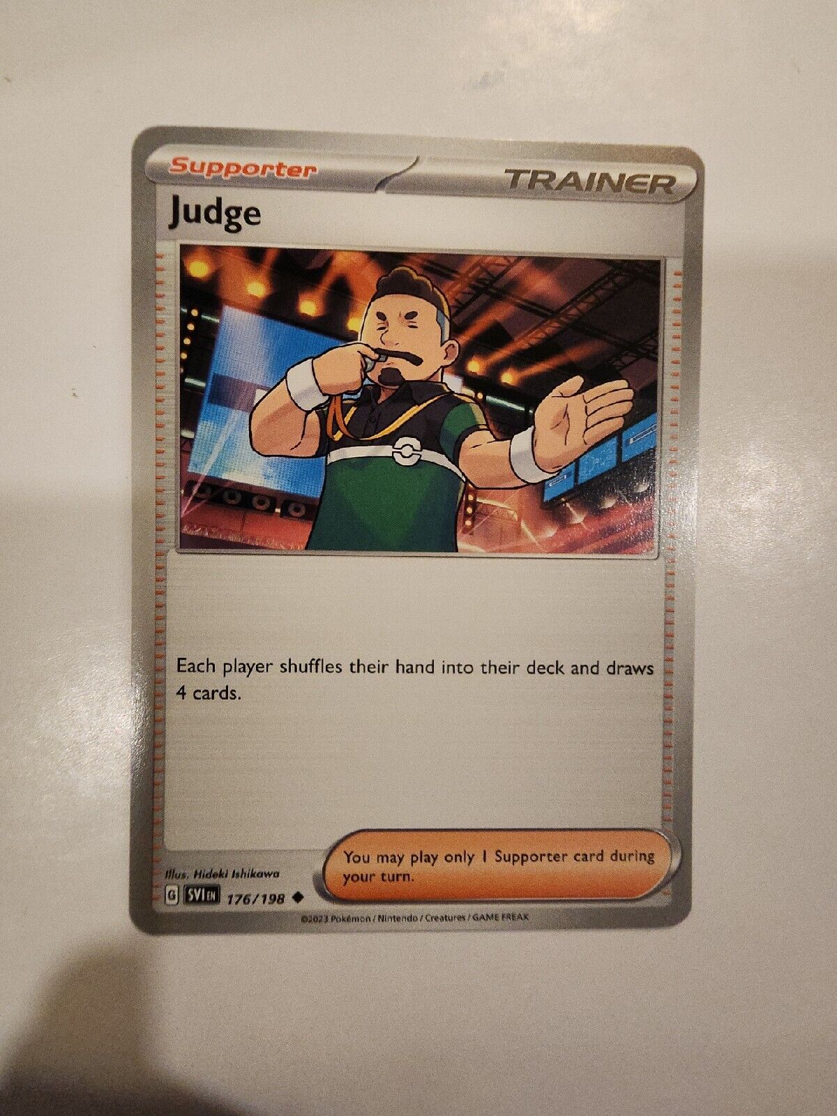 Judge 176/198 Pokémon TGC Scarlet & Violet