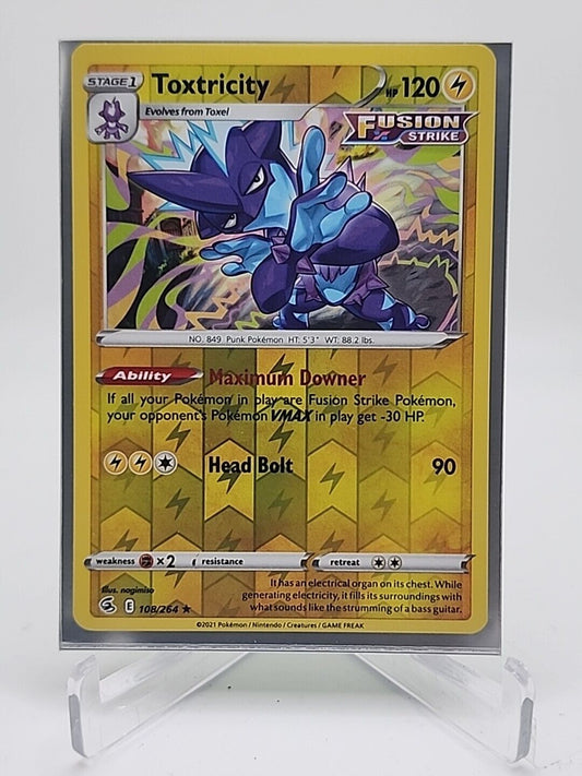 Toxtricity [Reverse Holo]  108/264 Pokémon TCG Fusion Strike