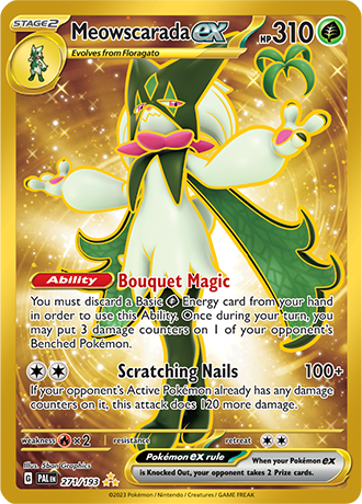 Meowscarada ex  271/193 Pokémon TCG Paldea Evolved