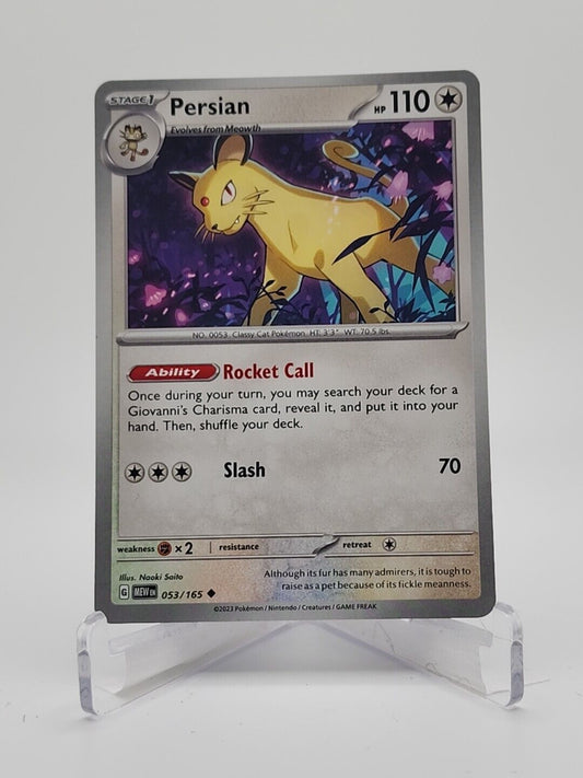 53/165 Persian  Pokémon TGC Scarlet & Violet - 151