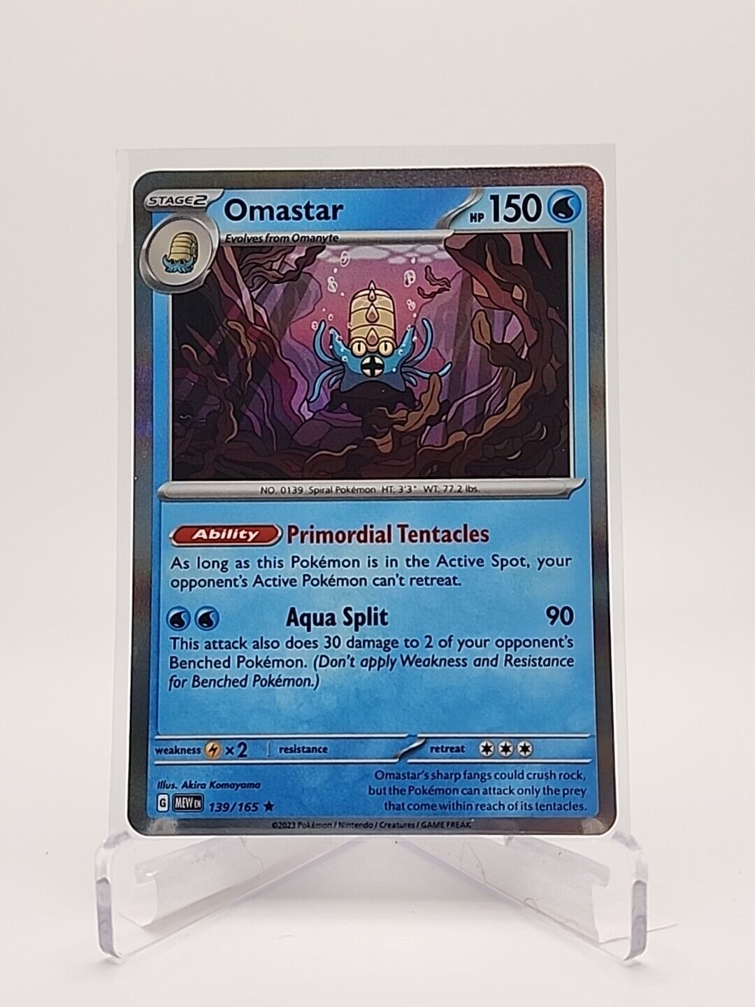 139/165 Omastar  Pokémon TGC Scarlet & Violet - 151