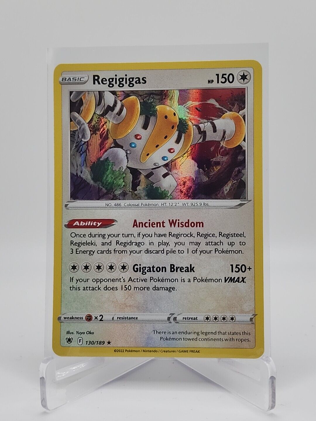 Regigigas [Holo] 130/189 Pokémon TCG Astral Radiance