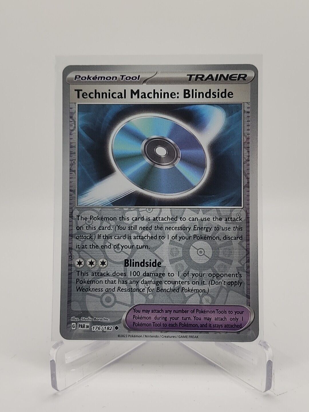 Technical Machine: Blindside [Reverse Holo]  176/182 Pokémon TCG Paradox Rift