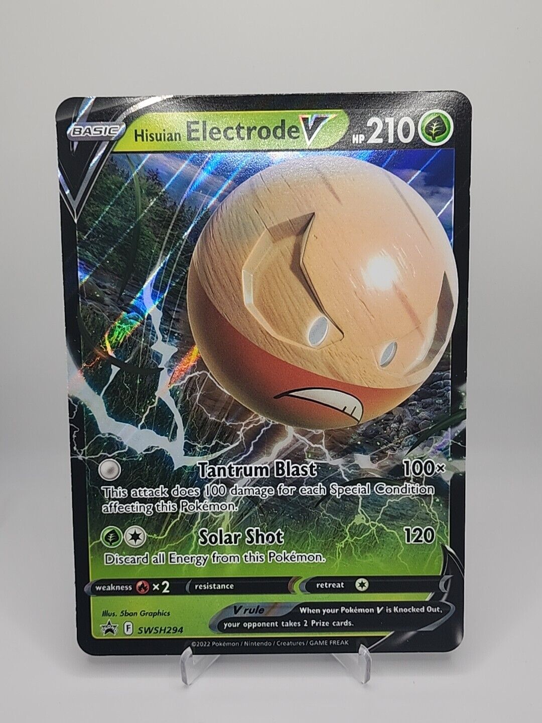 Hisuian Electrode V [Jumbo]  SWSH294 Pokémon TCG  - Jumbo Card