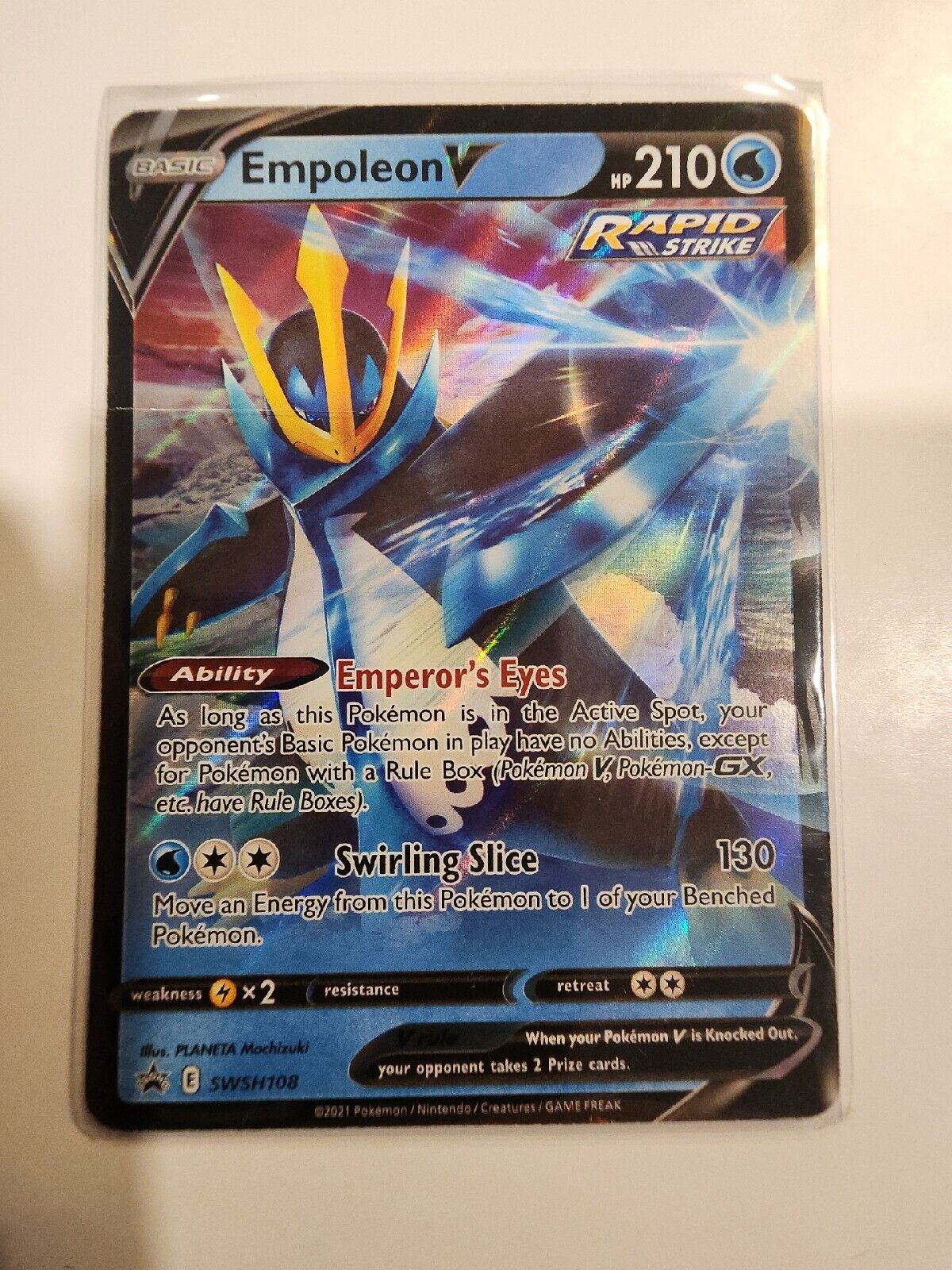 Empoleon V - SWSH108 Sword & Shield Ultra Rare Promo Pokemon TCG NM