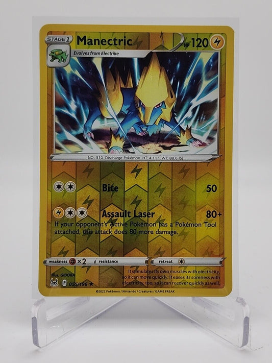 Manectric [Reverse Holo]  55/196 Pokémon TCG Lost Origin