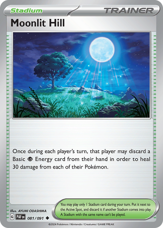 Moonlit Hill  81/91 Pokémon TCG Paldean Fates