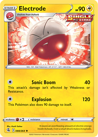 Electrode  88/264 Pokémon TCG Fusion Strike