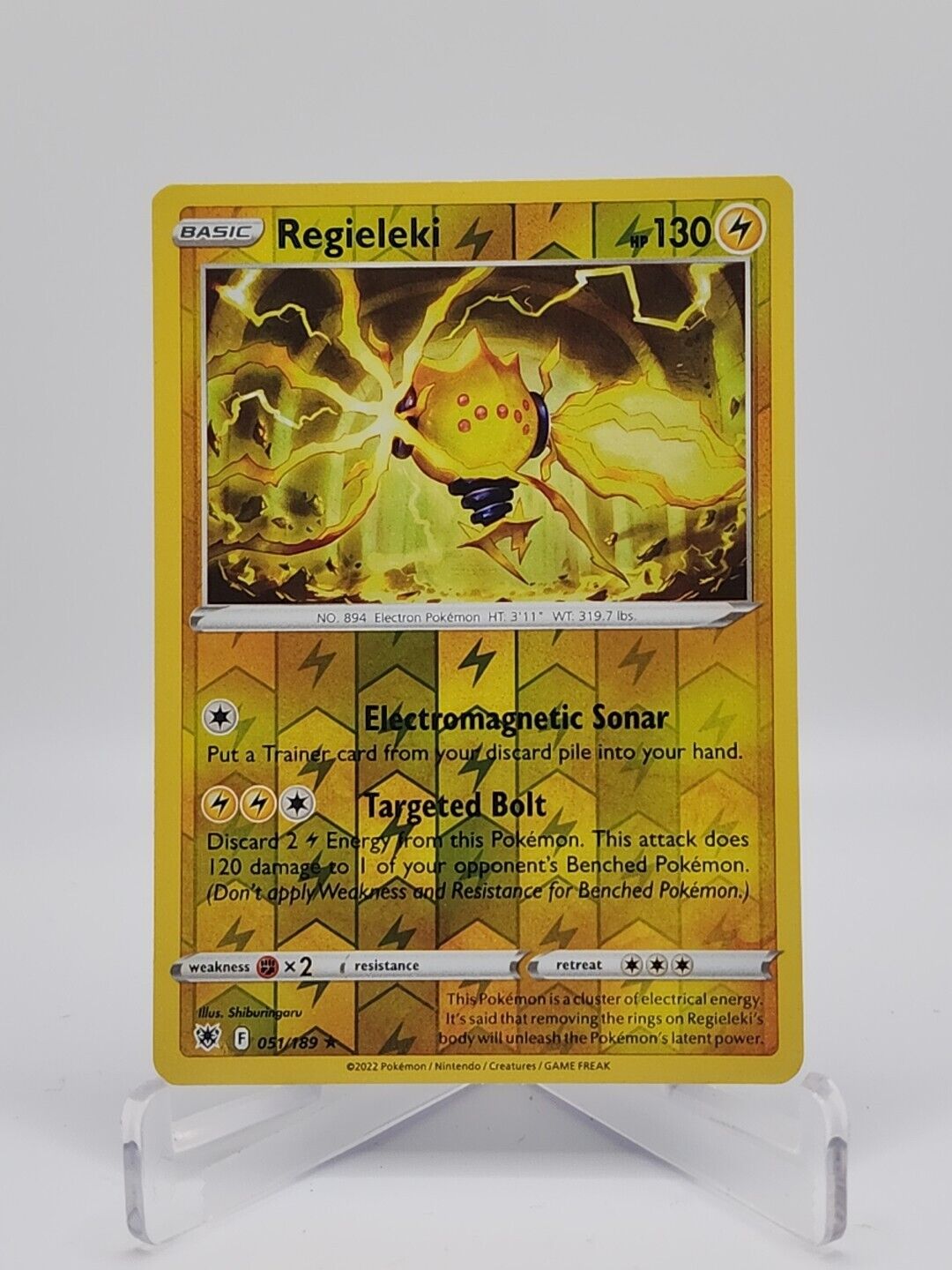 Regieleki [Reverse Holo]  51/189 Pokémon TCG Astral Radiance