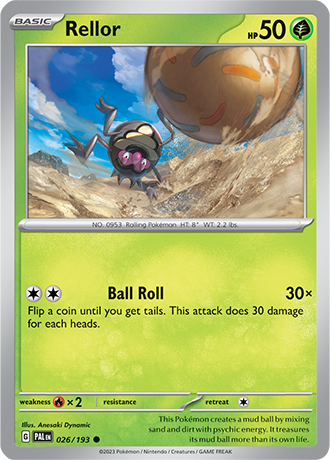 Rellor  26/193 Pokémon TCG Paldea Evolved