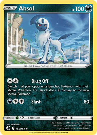 Absol  164/264 Pokémon TCG Fusion Strike