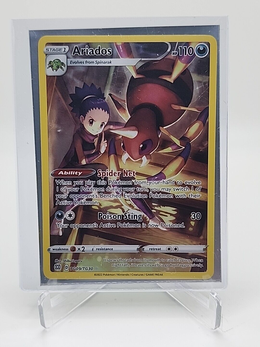 Ariados  TG09/TG09 Pokémon TCG Brilliant Stars