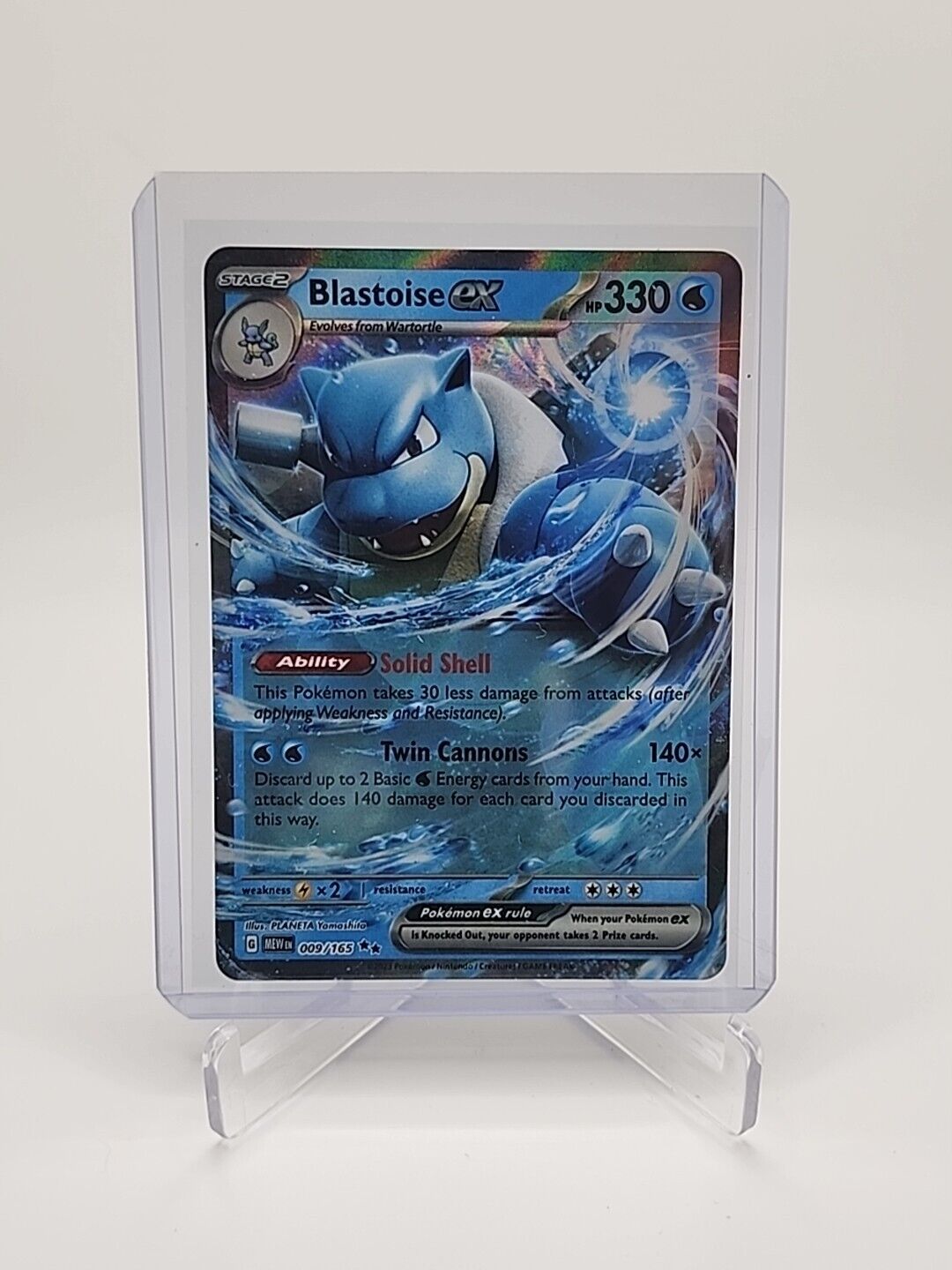 9/165 Blastoise ex Pokémon TCG Scarlet & Violet - 151