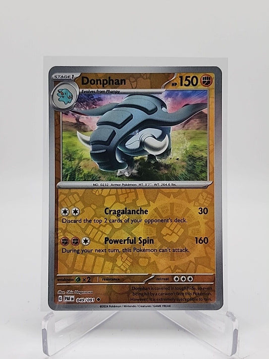 Donphan [Reverse Holo]  49/91 Pokémon TCG Paldean Fates