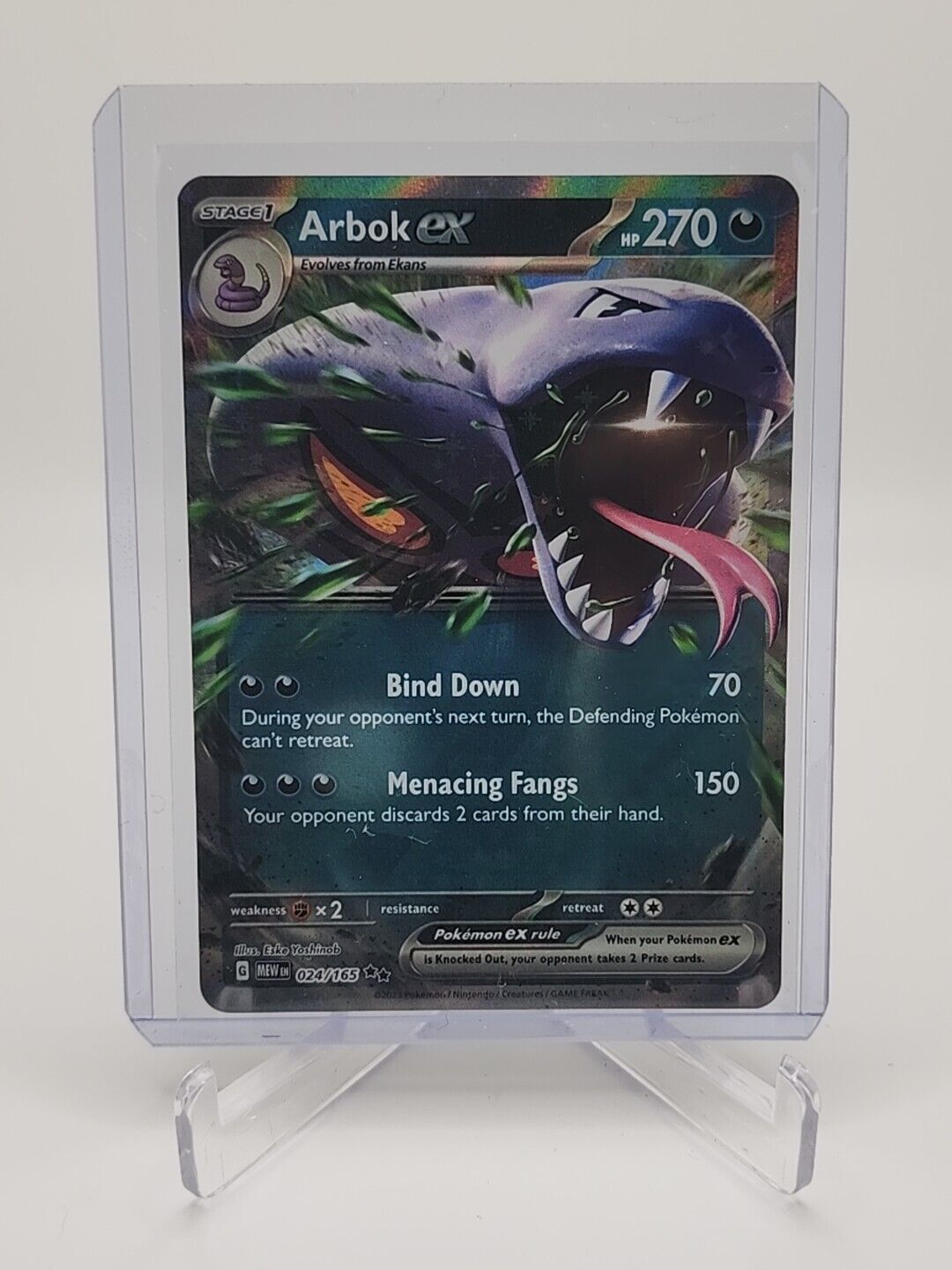 24/165 Arbok ex Pokémon TCG Scarlet & Violet - 151