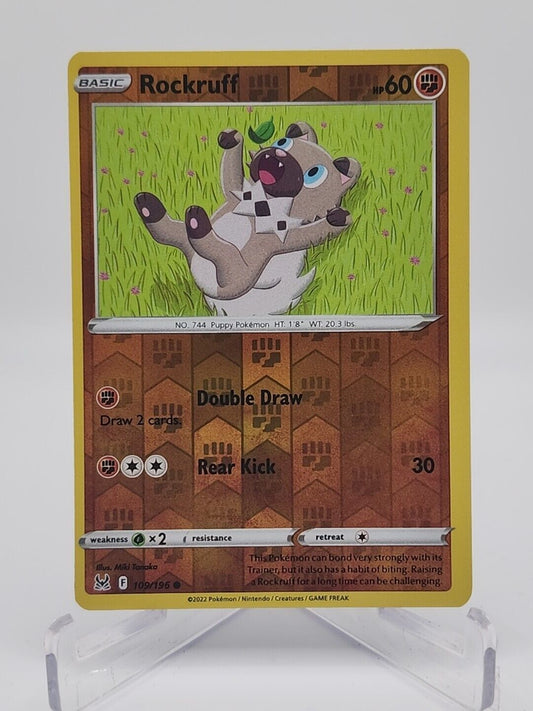 Rockruff [Reverse Holo]  109/196 Pokémon TCG Lost Origin